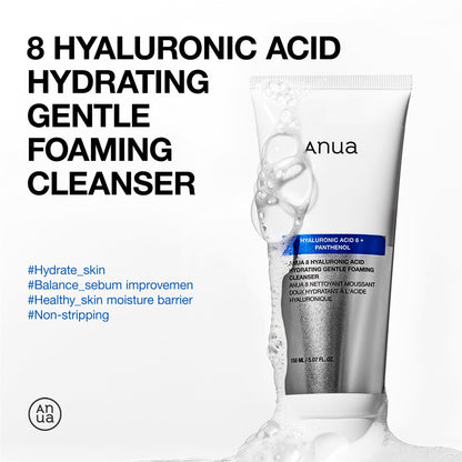 Anua Hydrating Foaming Cleanser with Hyaluronic Acid