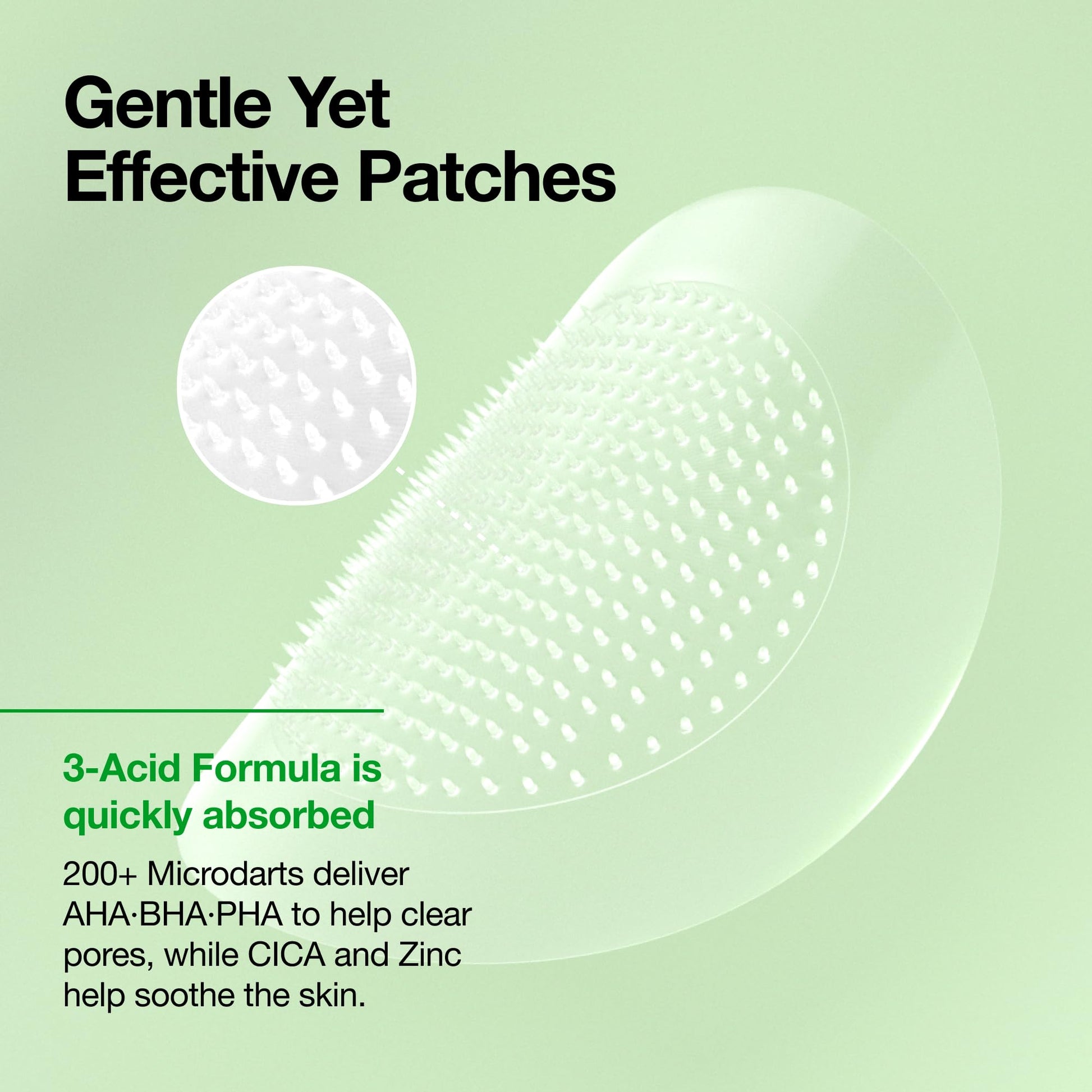 Anua Triple Acid Microdart Patch - 200+ Darts, Korean Skincare