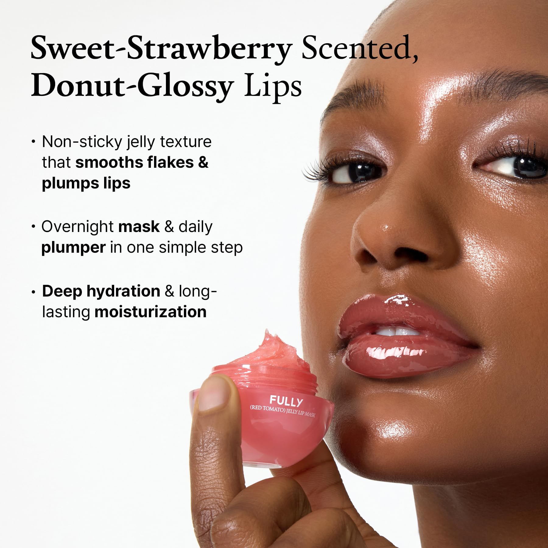 Tomato Jelly Lip Mask: Hydrate & Plump Overnight