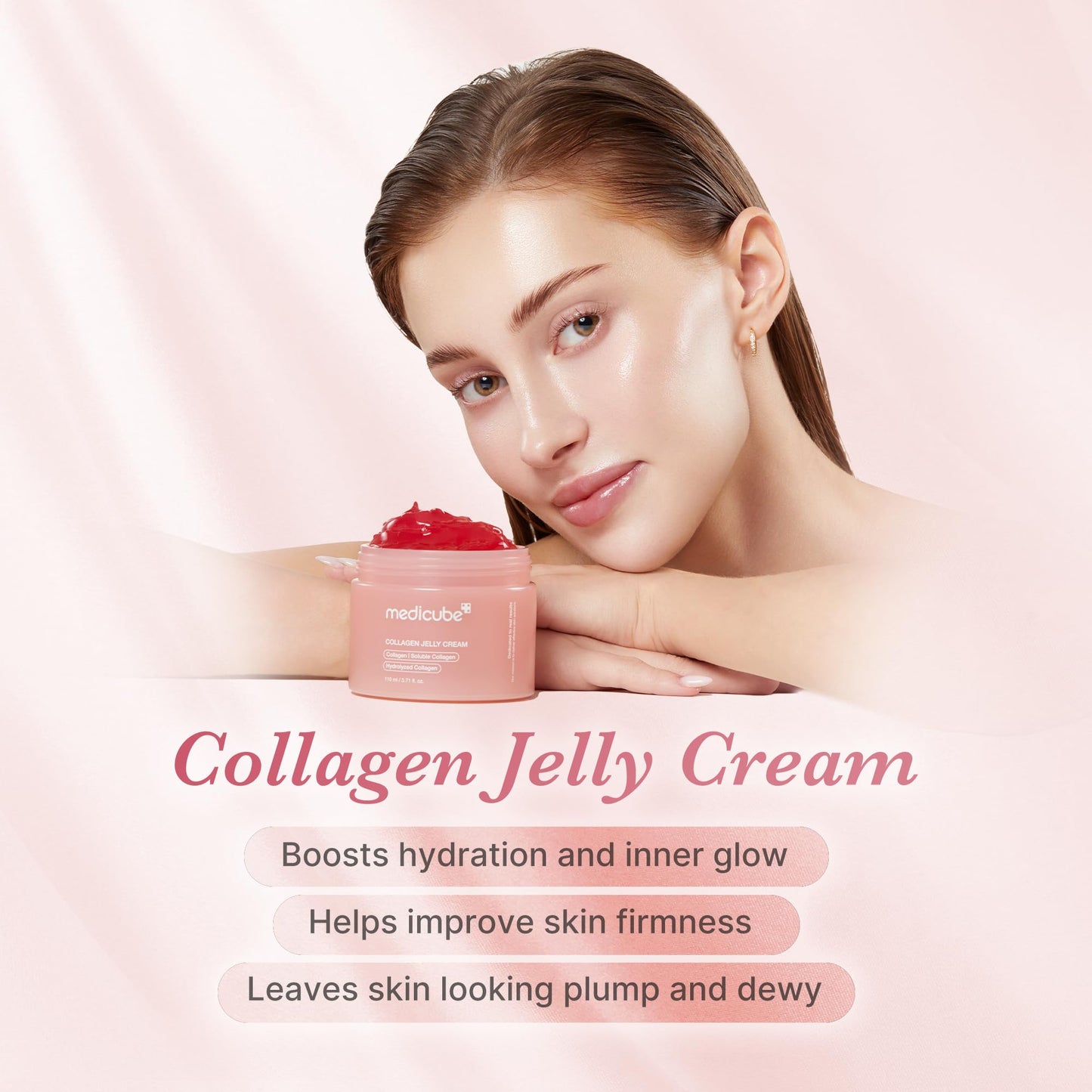 Collagen Jelly Cream: 24h Glow & Lift - Korean Skincare
