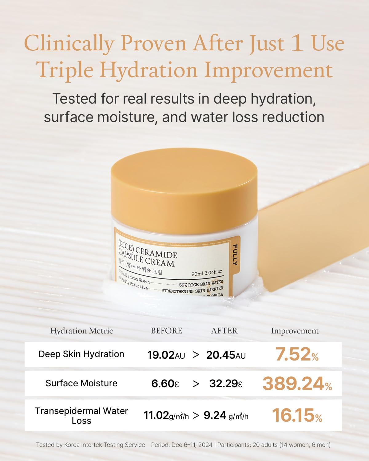 Rice Ceramide Cream - Deep Hydration & Glowing Skin