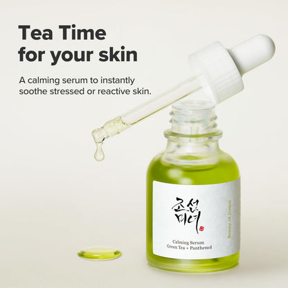Green Tea Panthenol Calming Serum - Soothes & Moisturizes 30ml