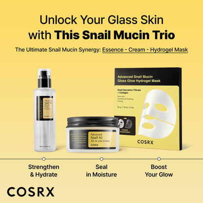 Snail Mucin 92% Moisturizer - Glowy Skin, 3.52 Oz