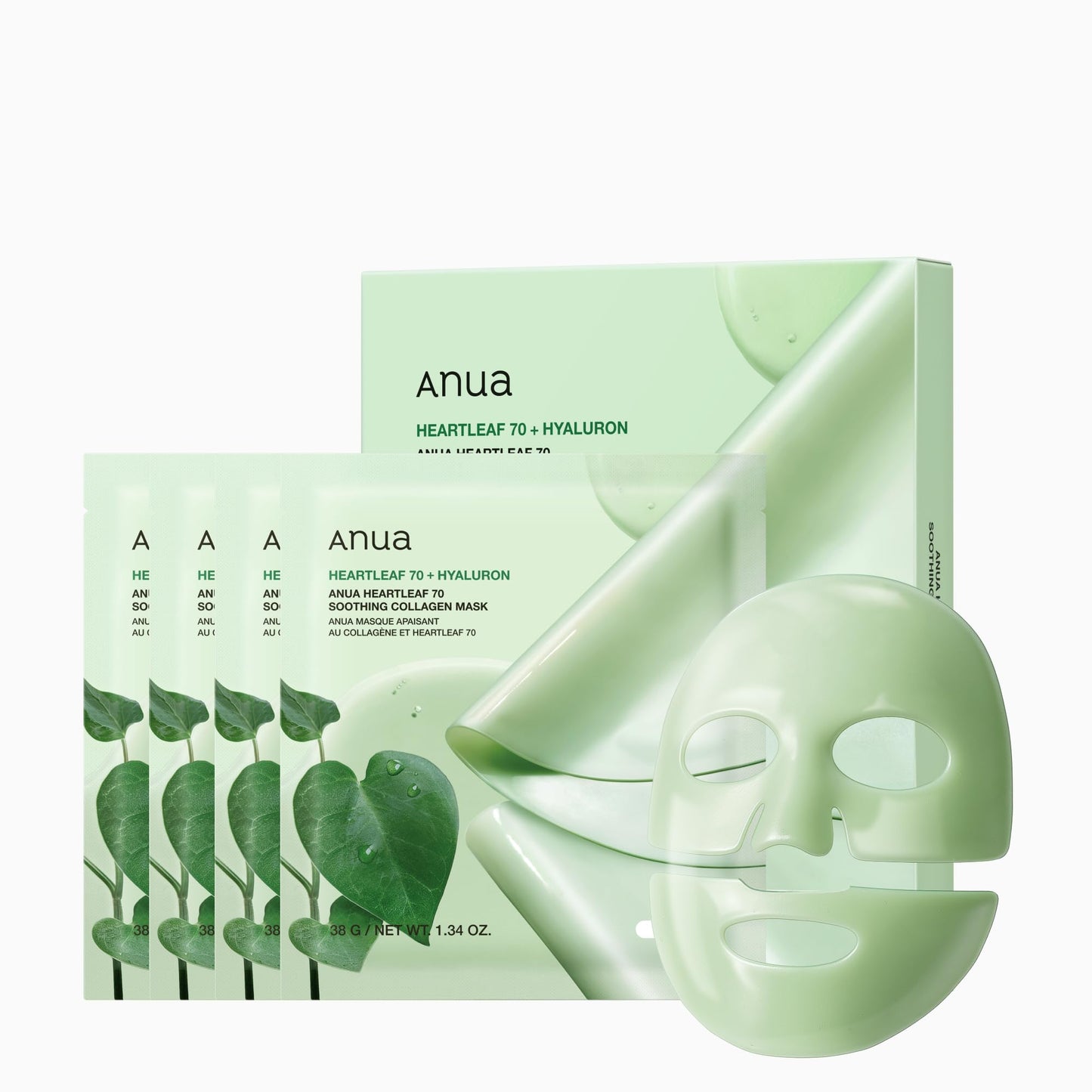 ANUA Heartleaf Collagen Mask - Glass Skin Overnight Facial