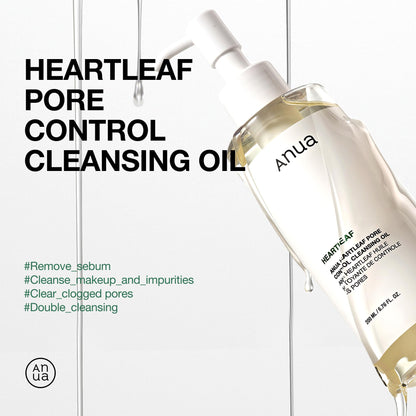 Anua Heartleaf Cleansing Oil - Makeup & Blackhead Remover 6.76oz
