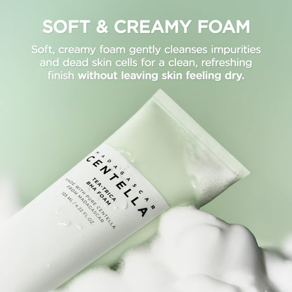 SKIN1004 BHA Foam Cleanser - Gentle Makeup Remover, 125ml