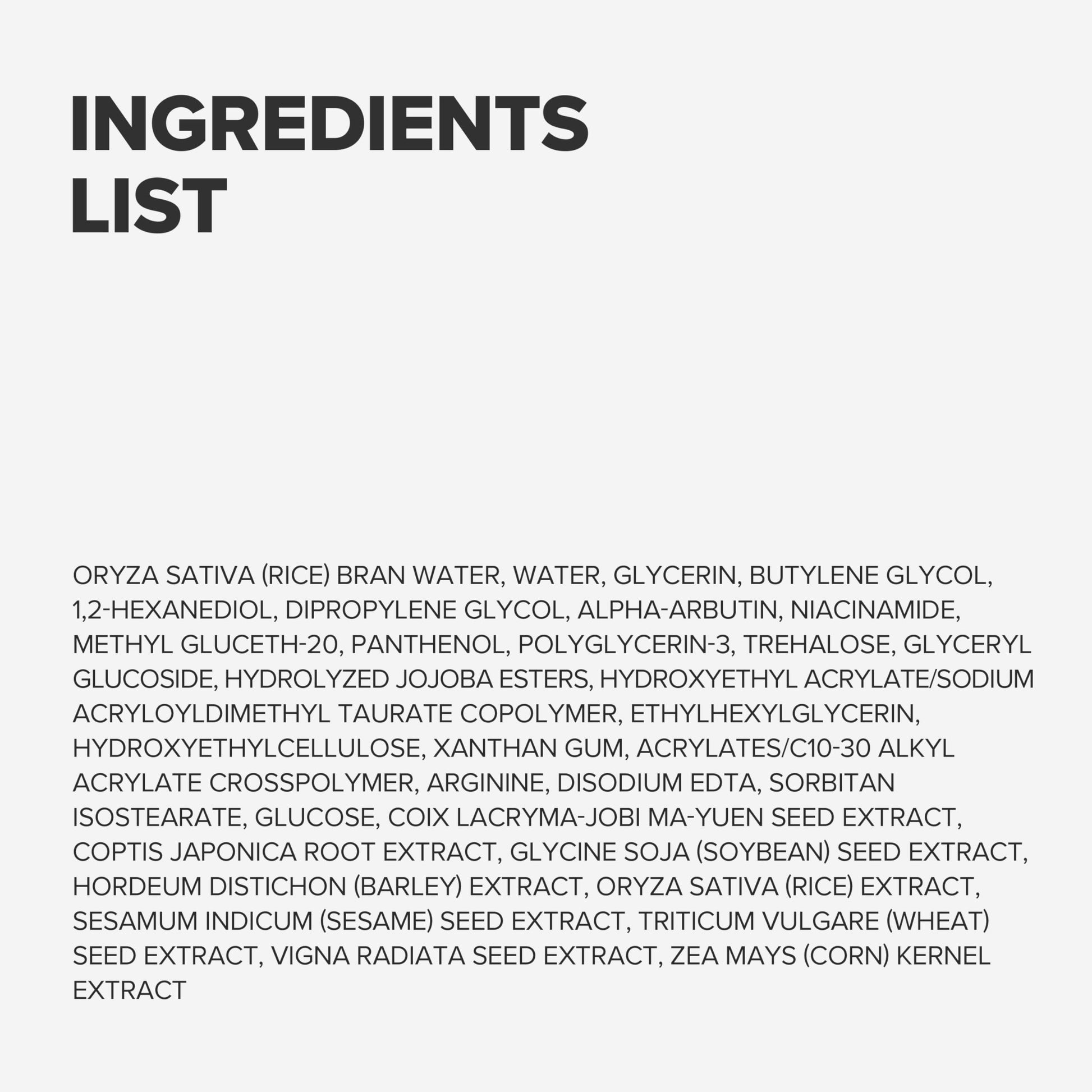 Glow Deep Serum Rice Alpha-Arbutin for Dull Skin 30ml