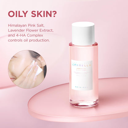 Korean Face Toner with Pink Salt & Centella - 210ml