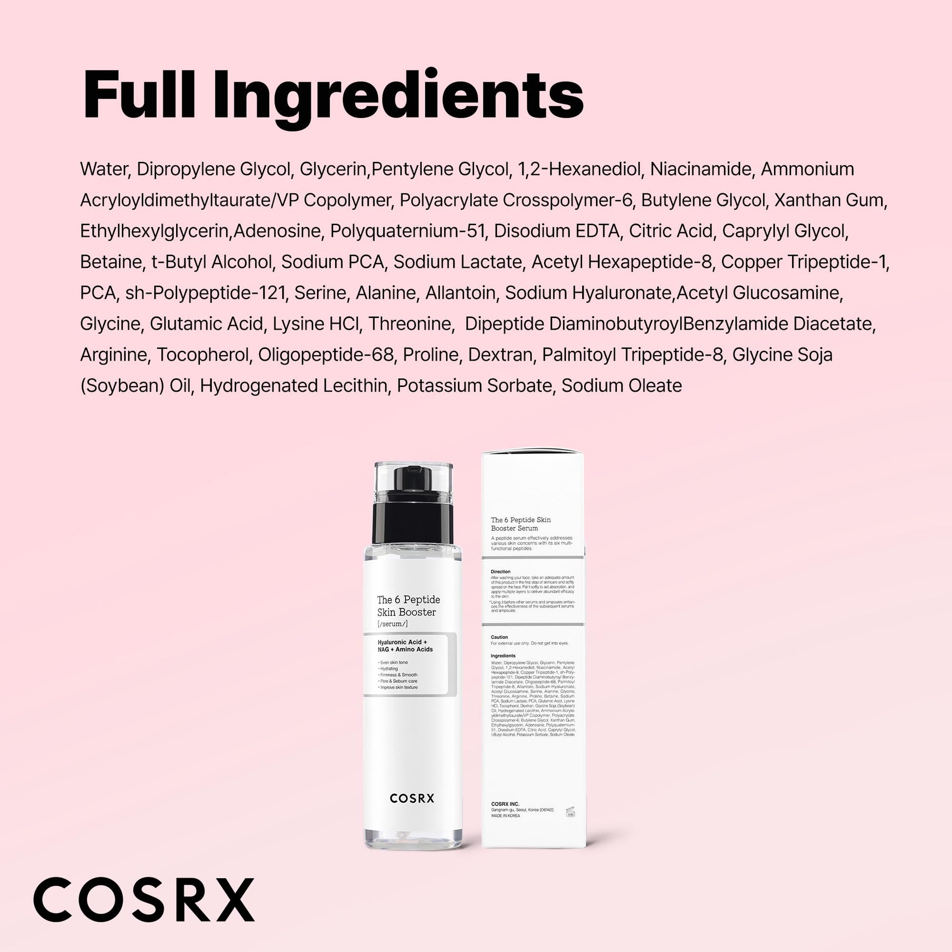 COSRX Peptide Collagen Toner Serum: Skin Renewal Boost