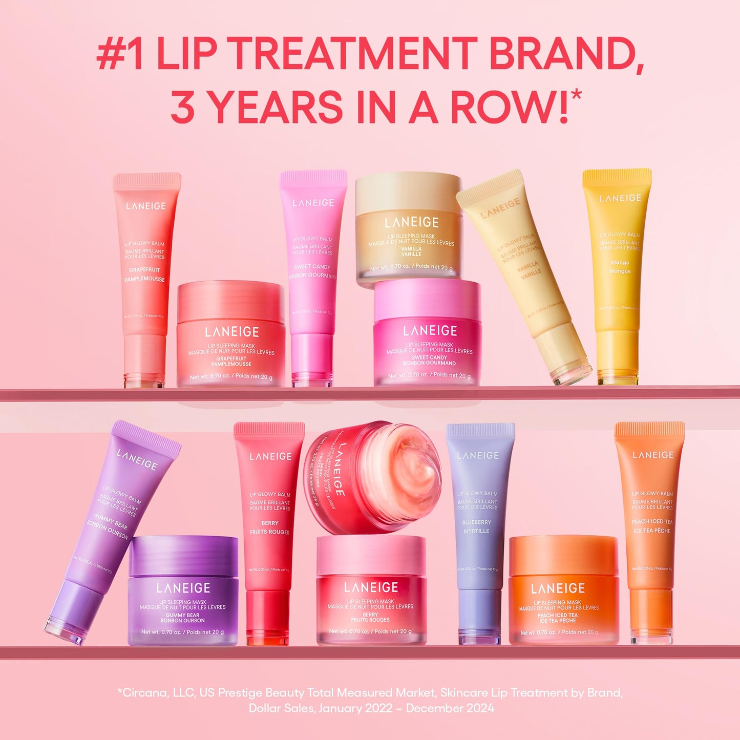 LANEIGE Lip Sleeping Mask: Peach Iced Tea Hydration Boost
