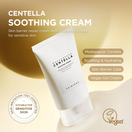Centella Soothing Cream - Korean Cica Moisturizer 75ml