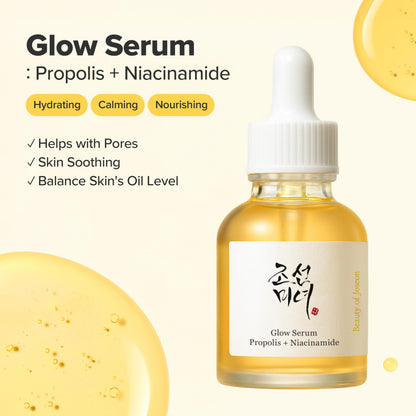 Propolis & Niacinamide Glow Serum - Hydrate & Soothe 30ml