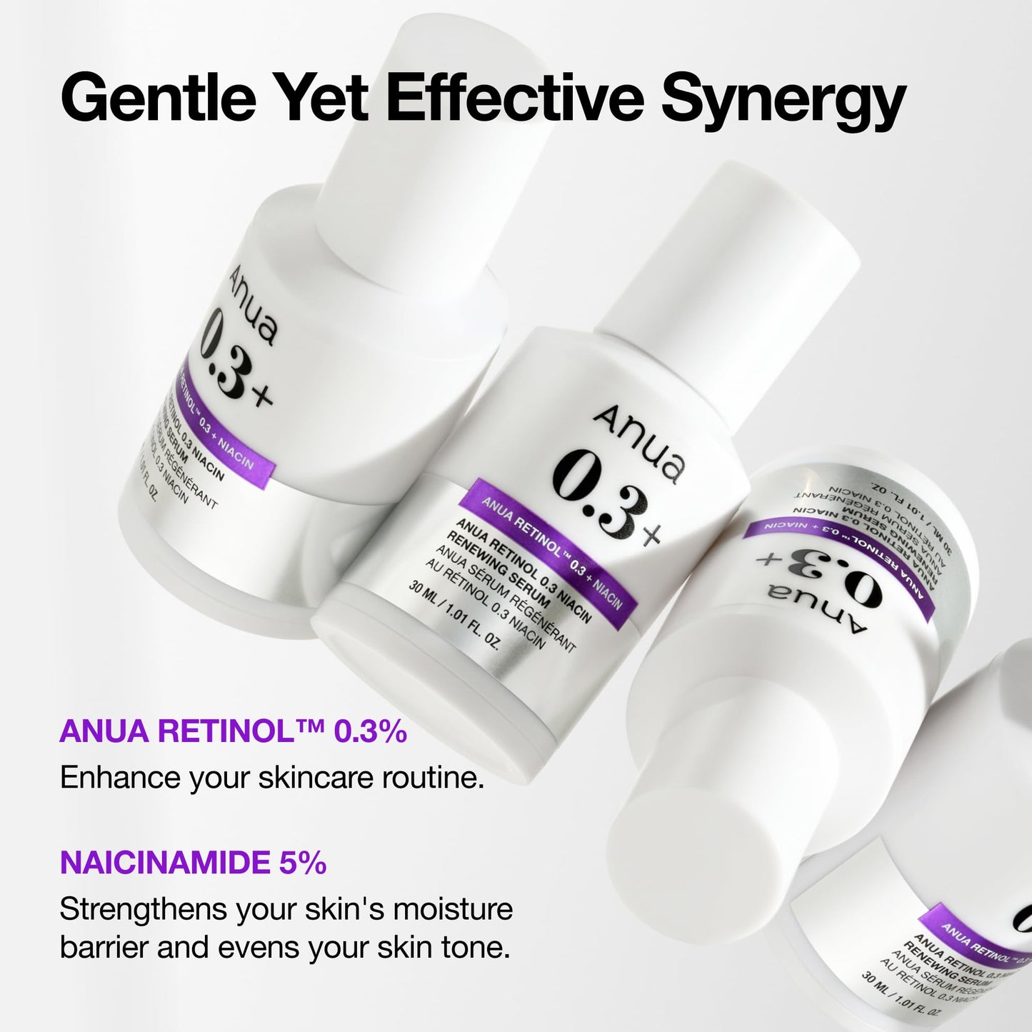 Retinol Serum Anti-Aging 0.3% with Niacinamide 5% - Anua