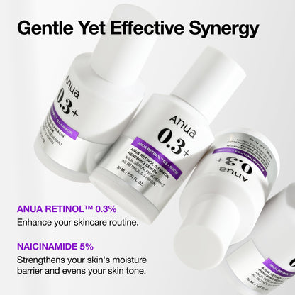 Retinol Serum Anti-Aging 0.3% with Niacinamide 5% - Anua