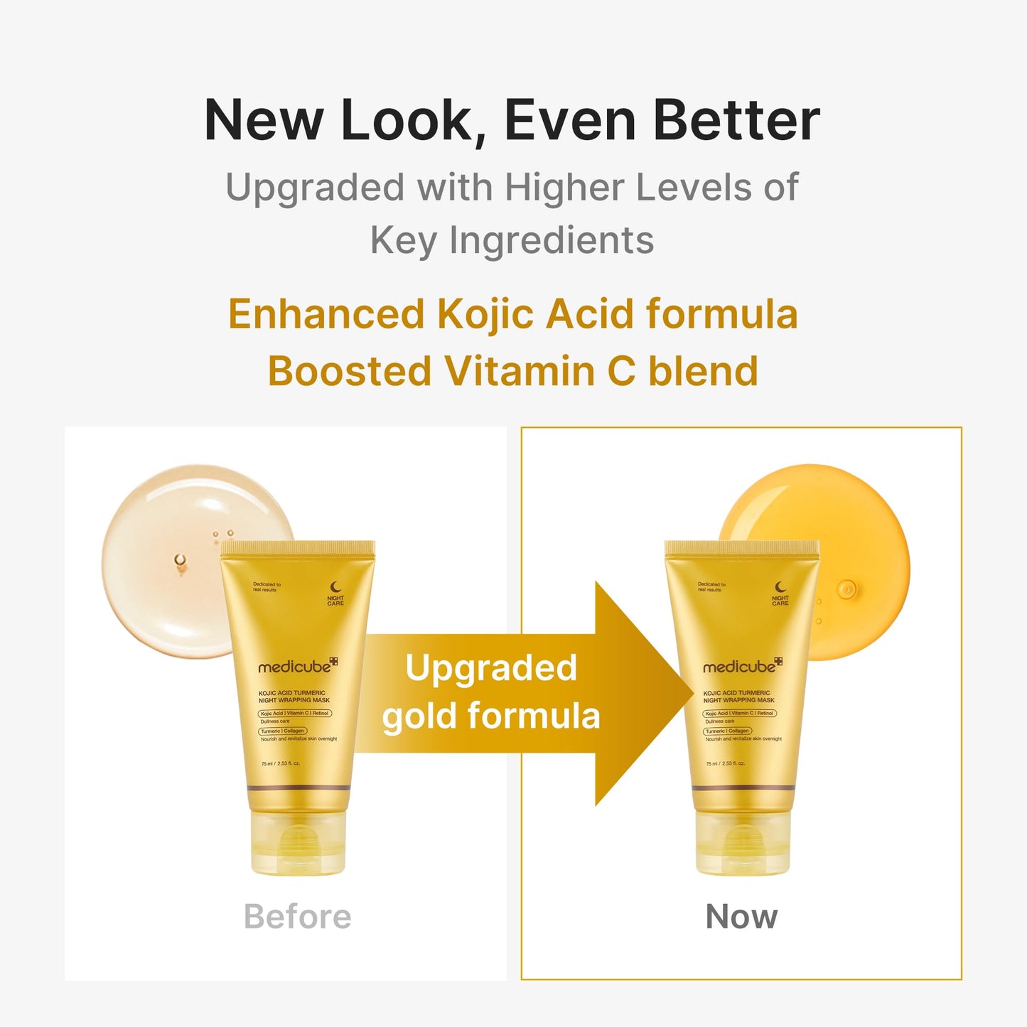 Medicube Korean Kojic Acid Overnight Mask - Glowing Skin Solution