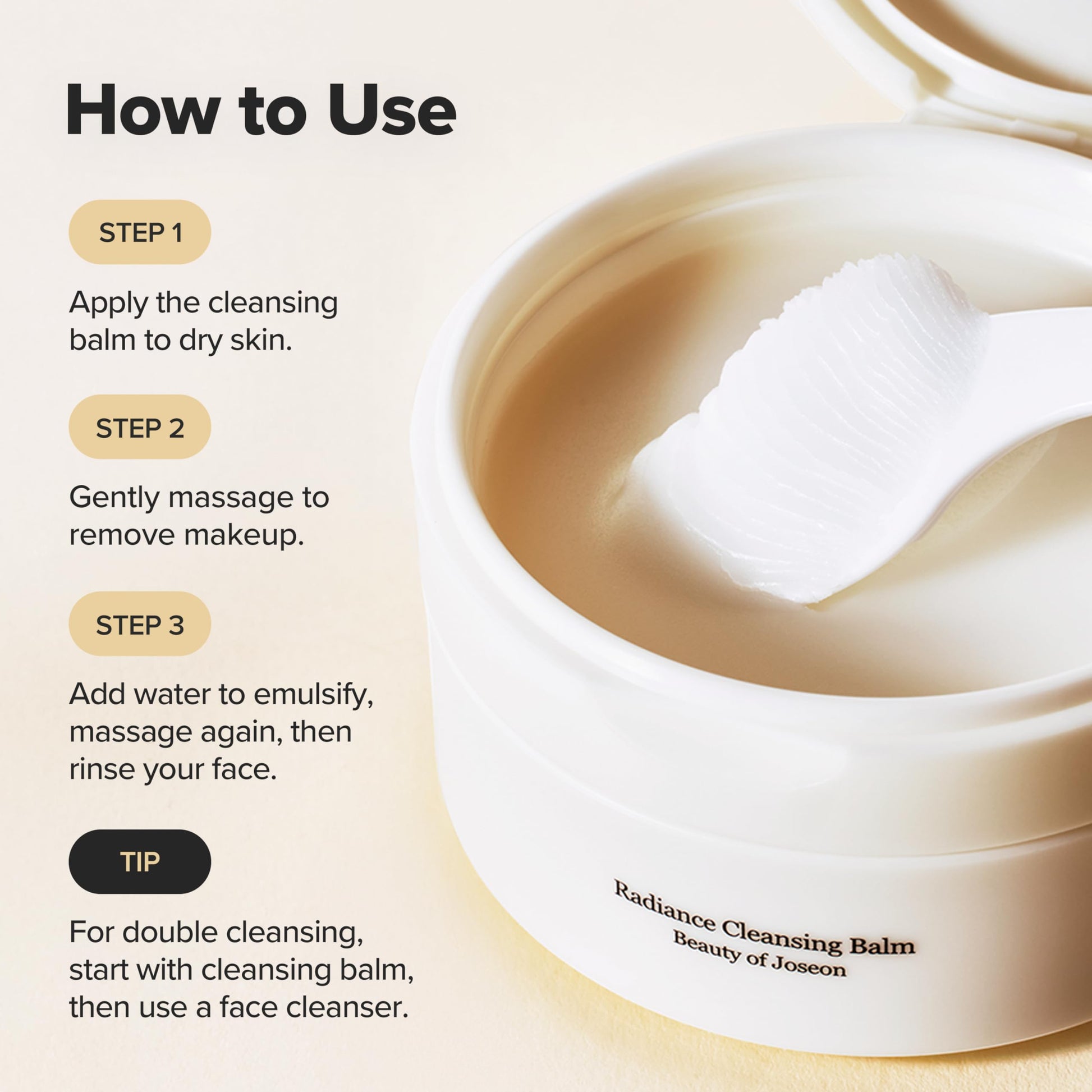 Radiance Cleansing Balm - Korean Skincare for Sensitive Skin