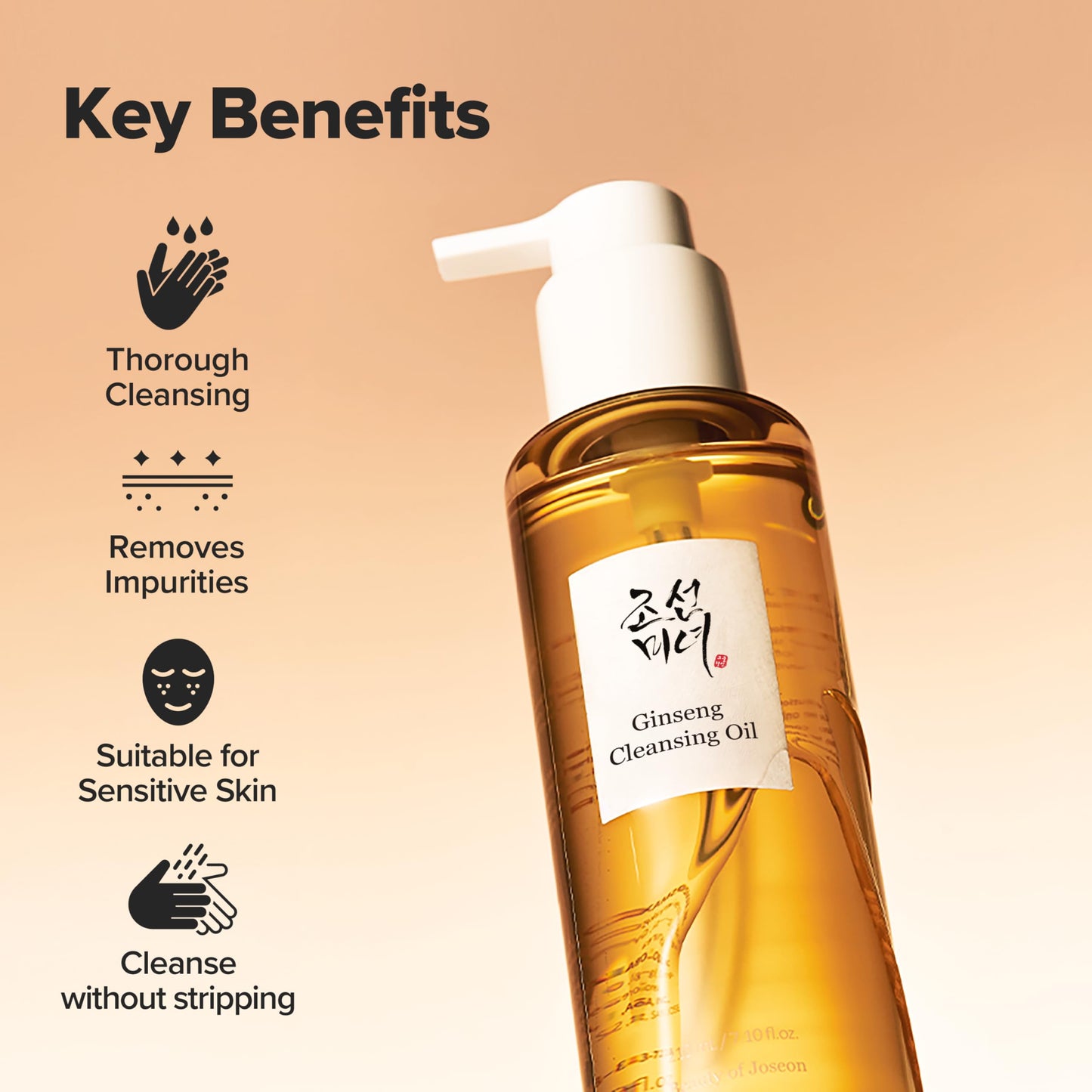 Beauty of Joseon Ginseng Oil: Makeup Remover for All Skin