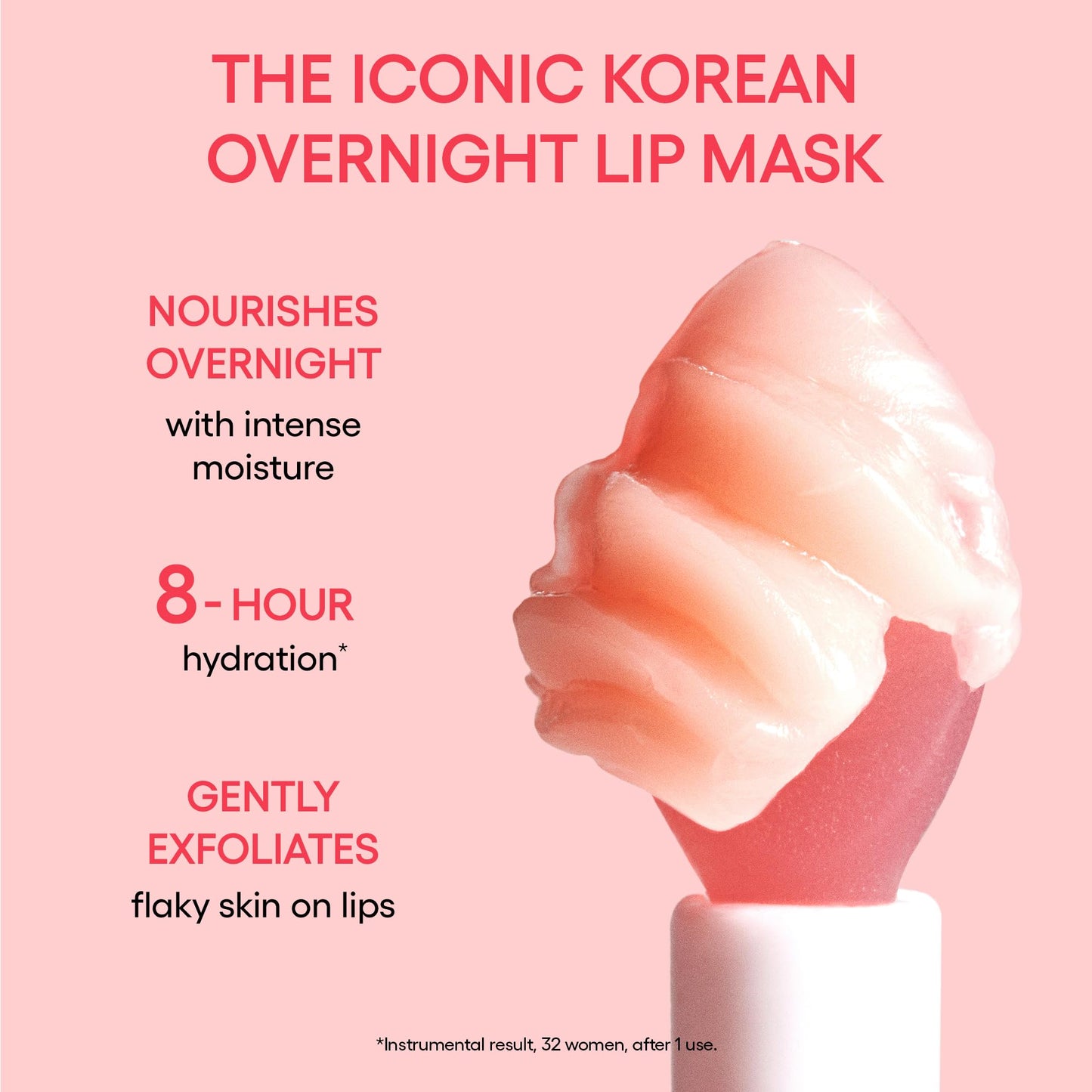 LANEIGE Lip Sleeping Mask: Peach Iced Tea Hydration Boost