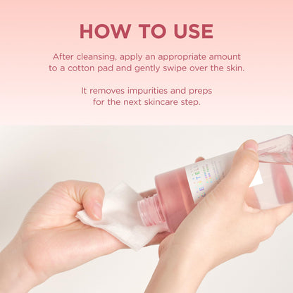 Korean Face Toner with Pink Salt & Centella - 210ml