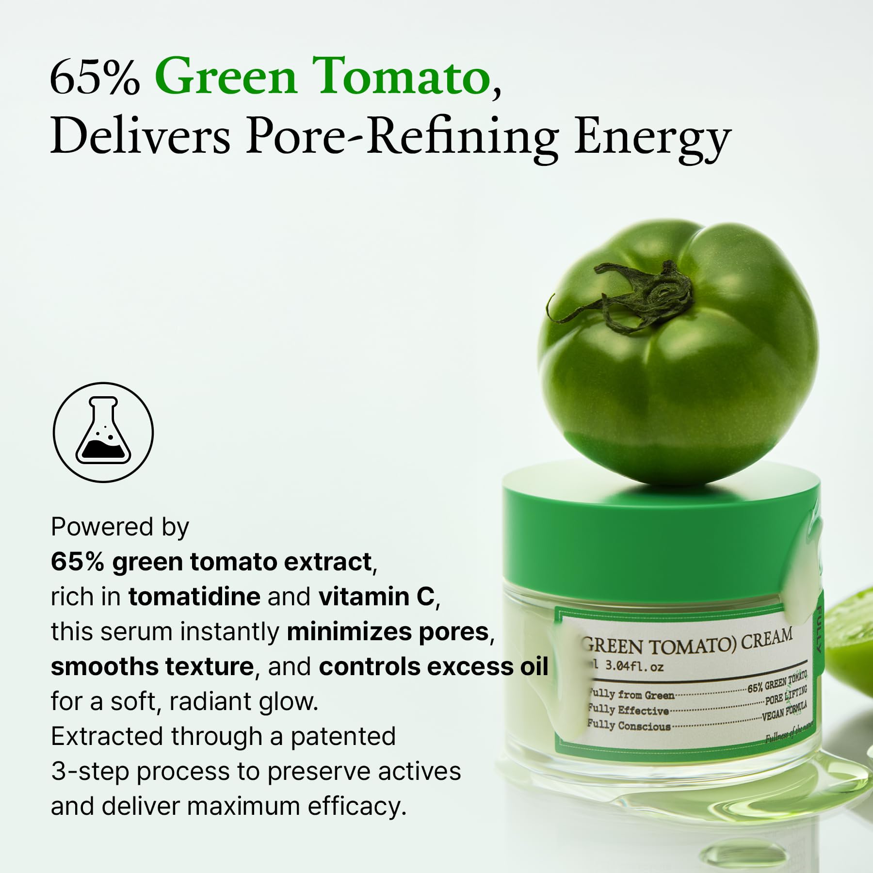 Green Tomato Facial Cream - Pore Lifting & Hydration