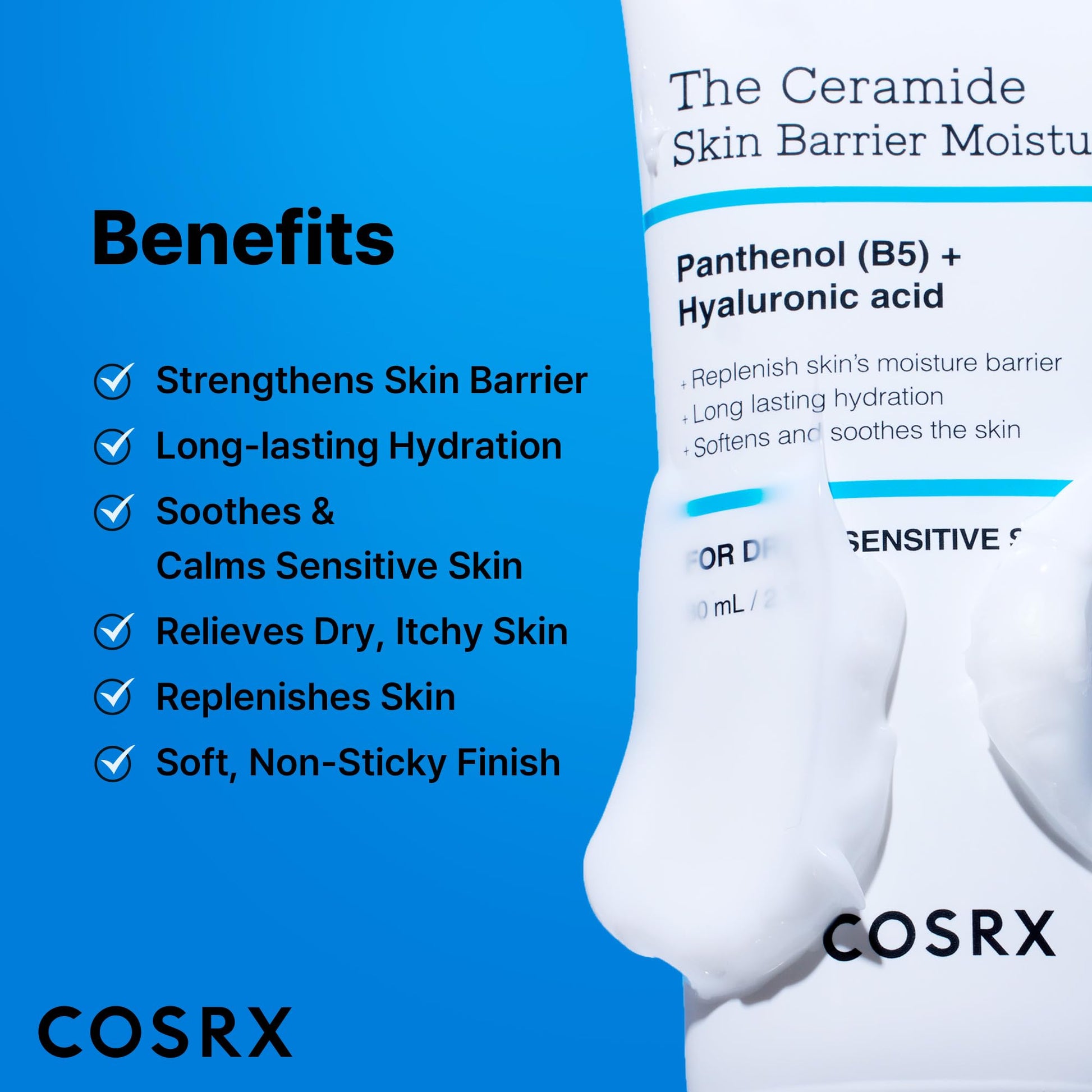 COSRX Ceramide Moisturizer: 7 Ceramides & Hyaluronic Acid