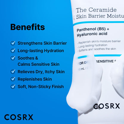 COSRX Ceramide Moisturizer: 7 Ceramides & Hyaluronic Acid