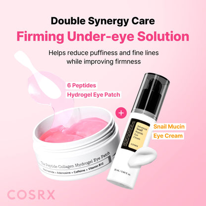 COSRX Pink Peptides Eye Patch: Banish Puffy Eyes & Dark Circles