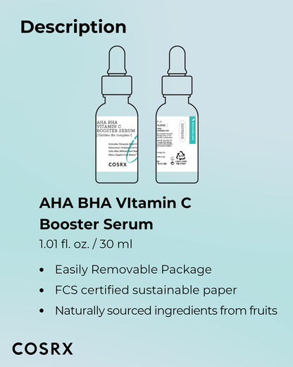 COSRX AHA BHA Vitamin C Serum - Anti-Aging & Hydrating 30ml