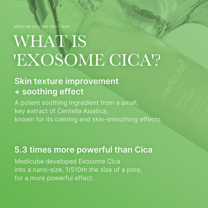 Exosome CICA Toner: Soothing Korean Skincare for Stressed Skin