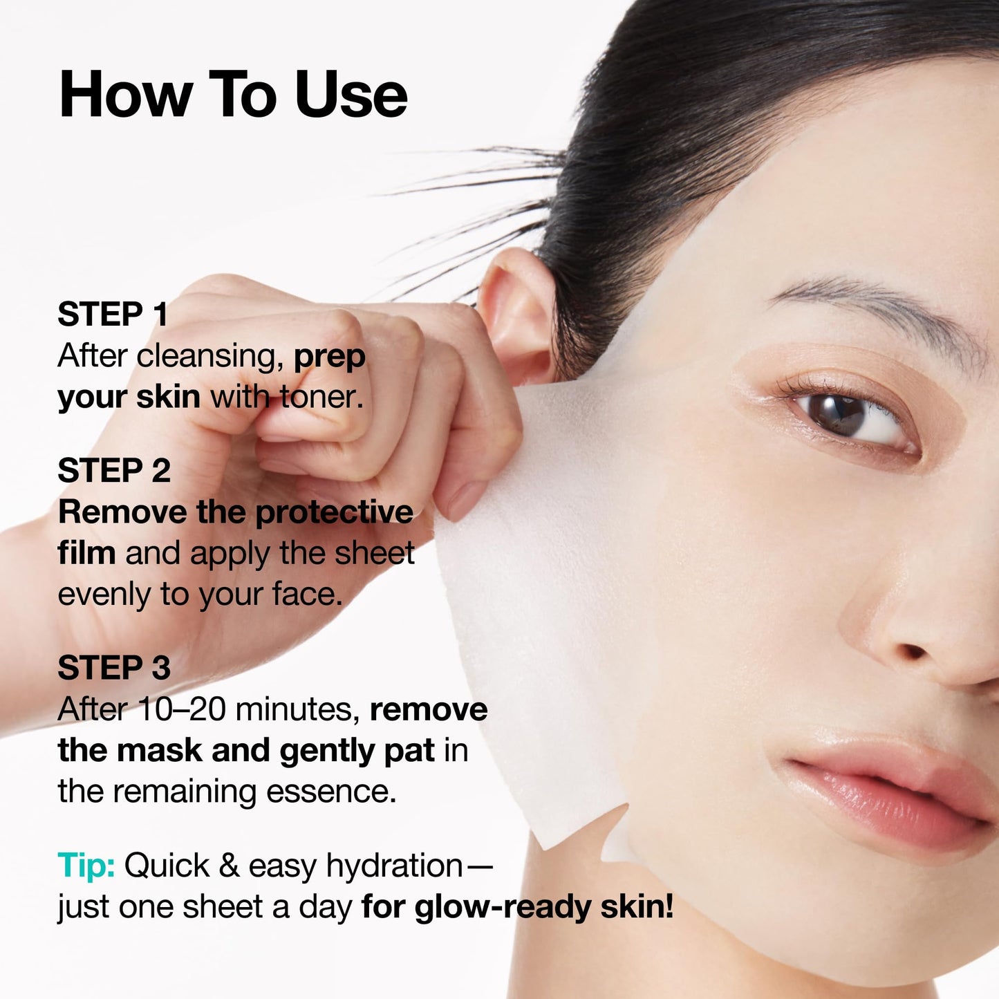 Anua PDRN Hyaluronic Acid Mask - Korean Glow Sheet (10 Pack)