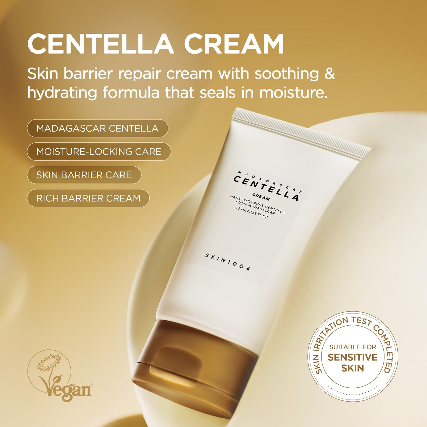 Centella Cream: Korean Moisturizer with Shea & Panthenol