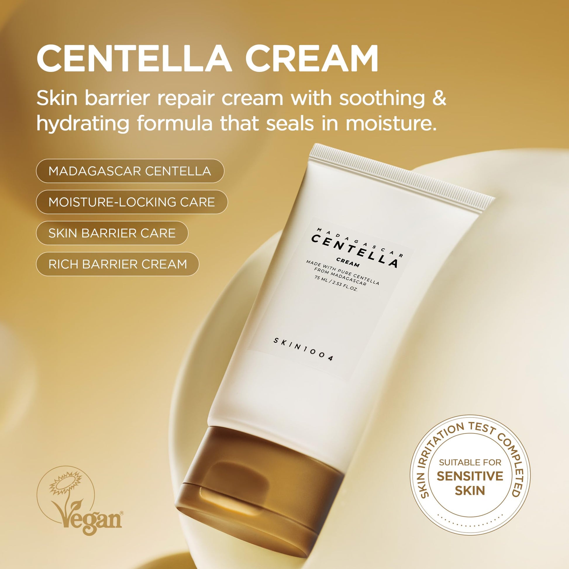 Centella Cream: Korean Moisturizer with Shea & Panthenol