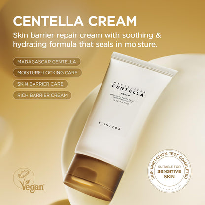 Centella Cream: Korean Moisturizer with Shea & Panthenol