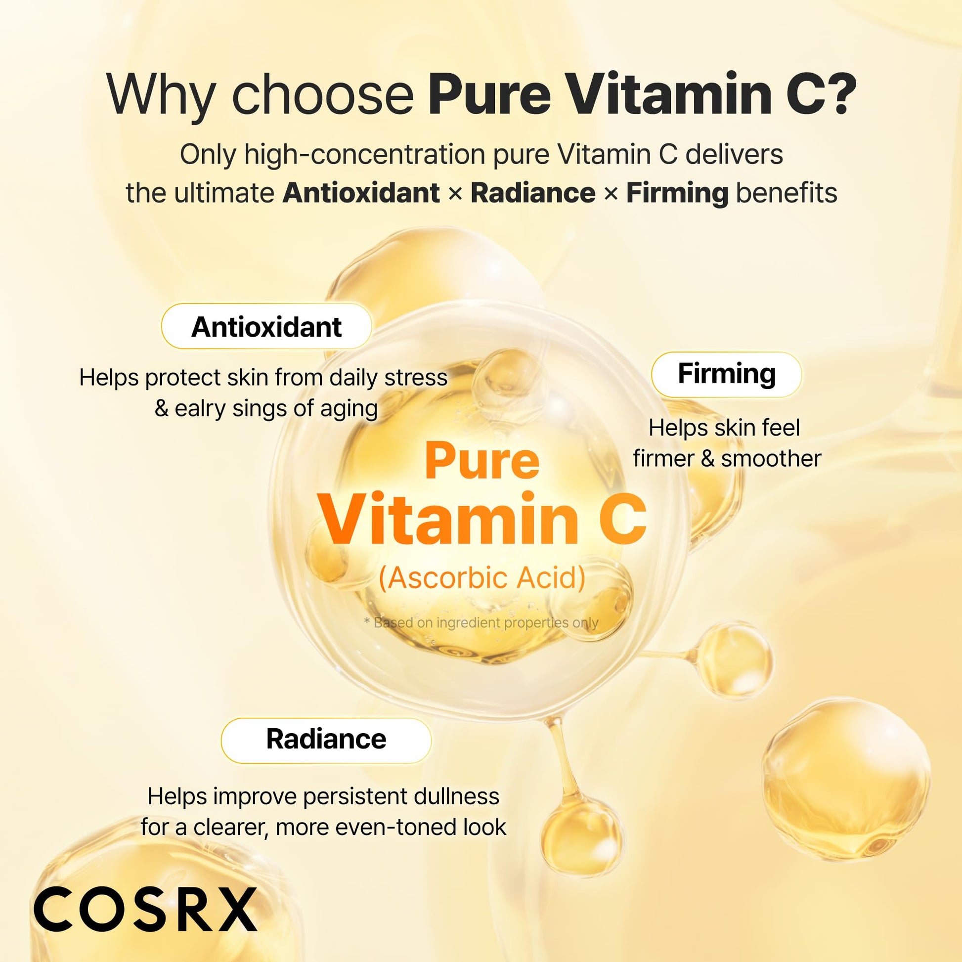 Vitamin C 23% Serum for Fine Lines & Dull Skin - COSRX 0.7oz