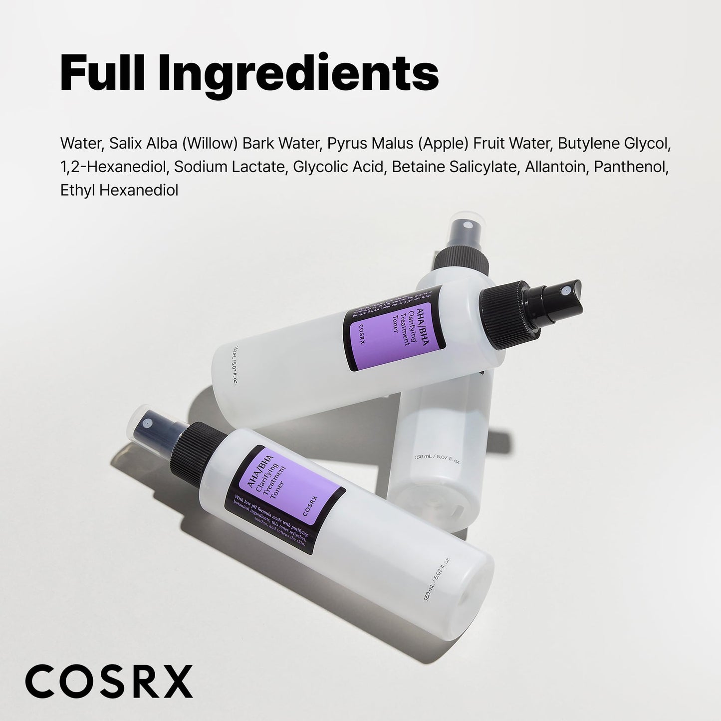 COSRX AHA/BHA Toner 150ml - Exfoliate & Refine Pores