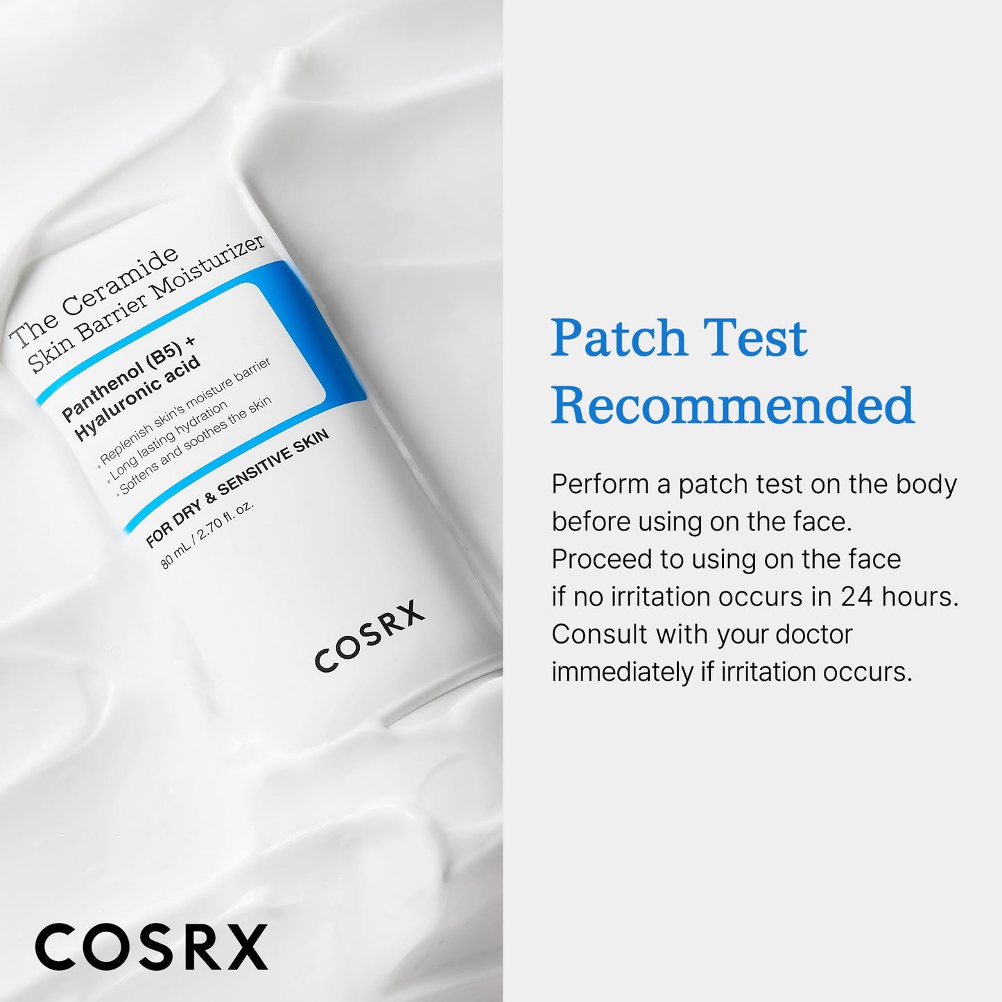 COSRX Ceramide Moisturizer: 7 Ceramides & Hyaluronic Acid