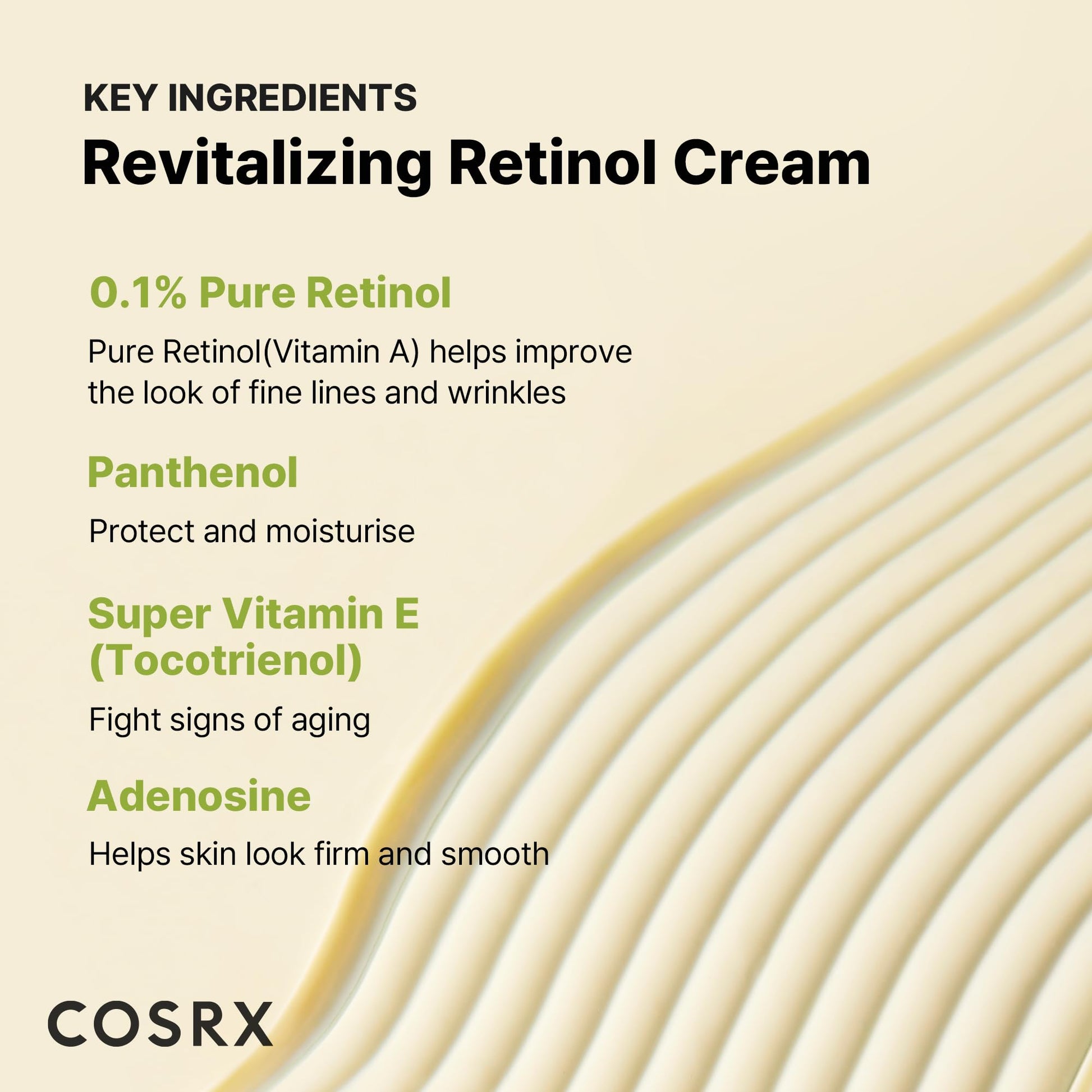 COSRX Retinol Cream 0.67 Oz - Anti-Aging Eye & Neck Treatment