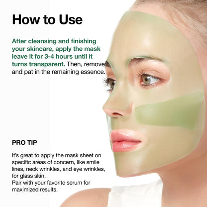 ANUA Heartleaf Collagen Mask - Glass Skin Overnight Facial