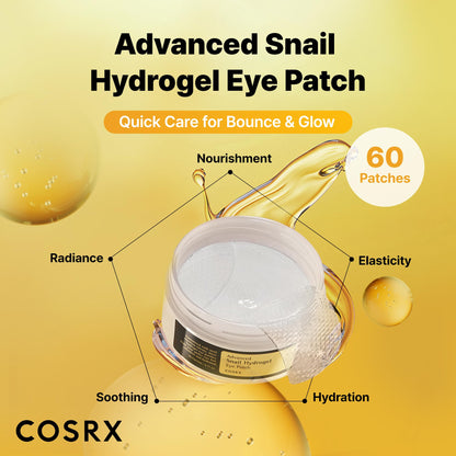 Snail Hydrogel Eye Patch - Puffy Eyes & Fine Lines Treatment