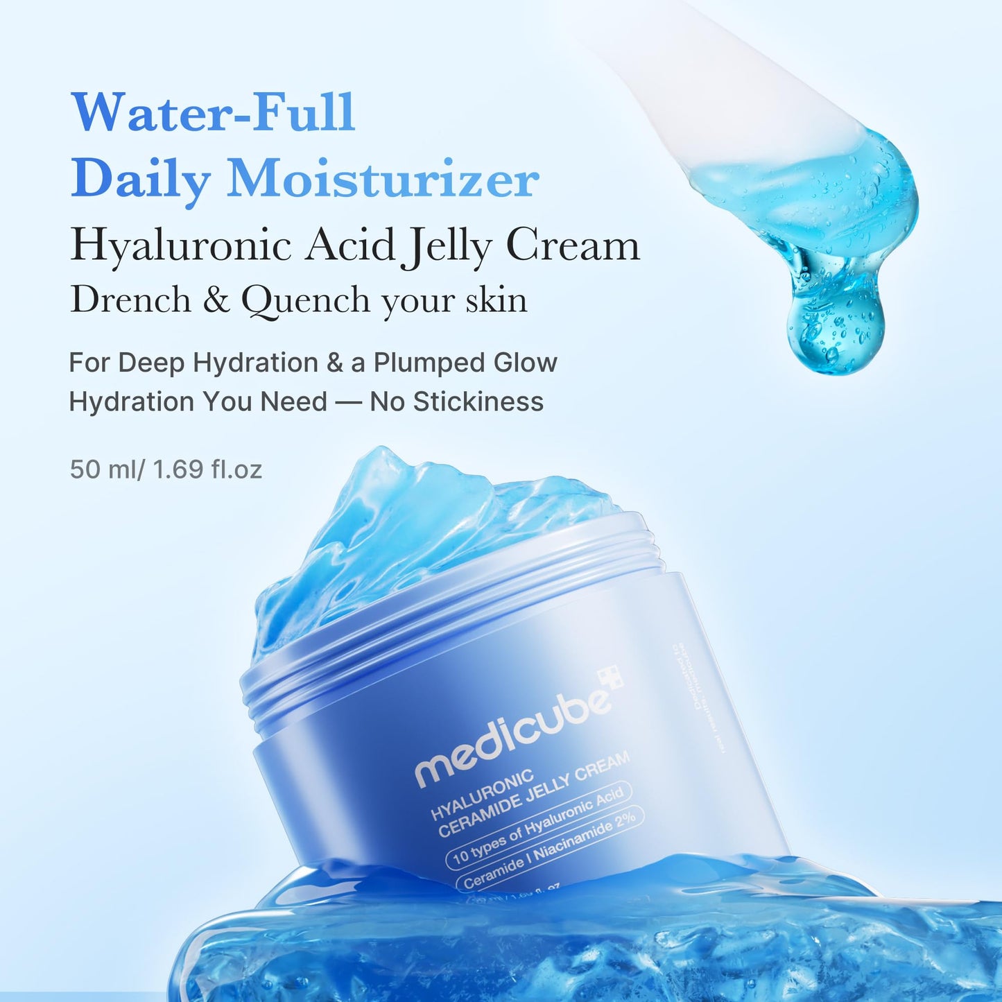 Hyaluronic Acid Jelly Cream - Deep Moisture for All Skin Types