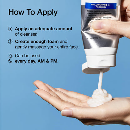 Anua Hydrating Foaming Cleanser with Hyaluronic Acid