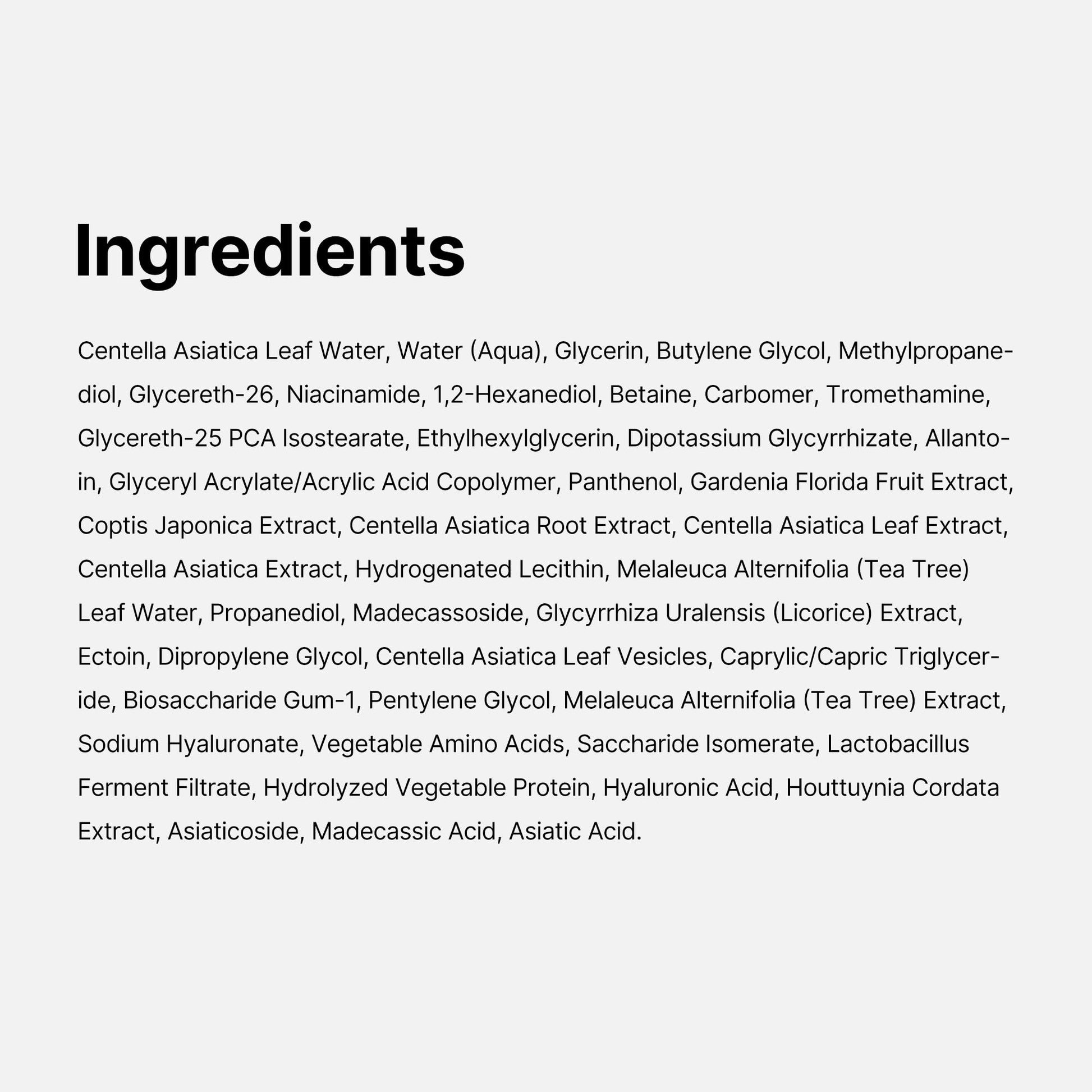 Exosome Cica Tea Tree Ampoule for Sensitive Skin - 30ml