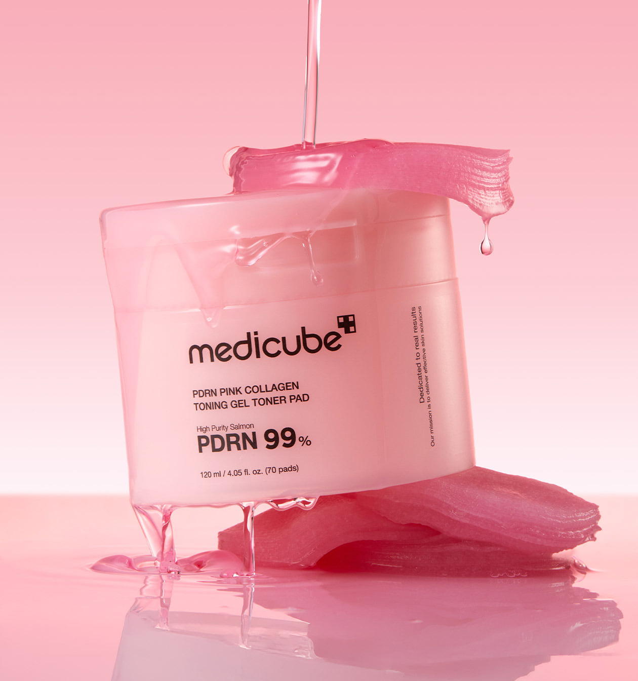Medicube PDRN Pink Collagen Gel Toner Pads 120ml (70 Pads)