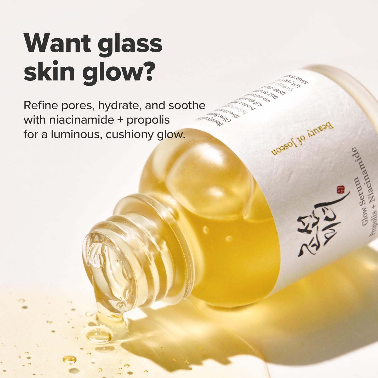 Propolis & Niacinamide Glow Serum - Hydrate & Soothe 30ml