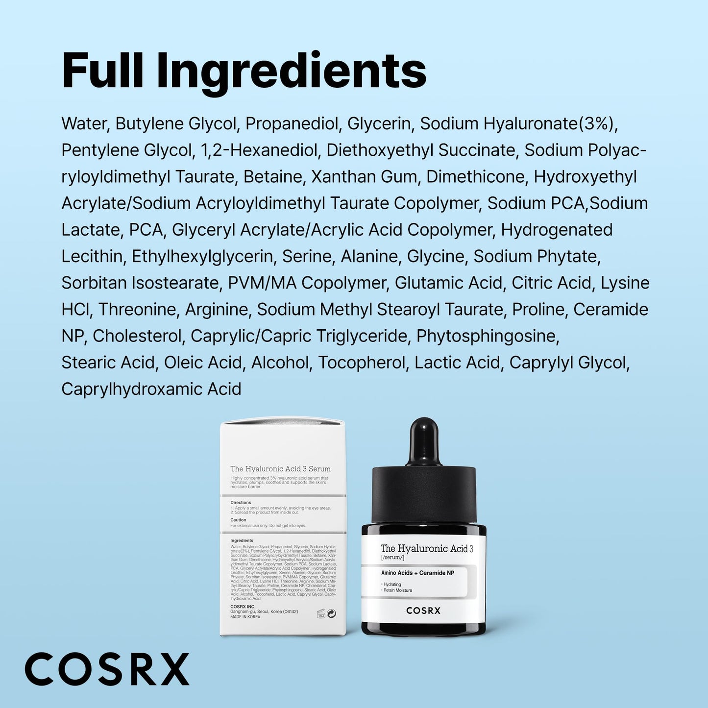 Hyaluronic Acid Serum 3% - Hydrate & Repair Dry Skin