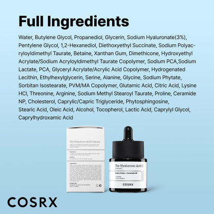 Hyaluronic Acid Serum 3% - Hydrate & Repair Dry Skin