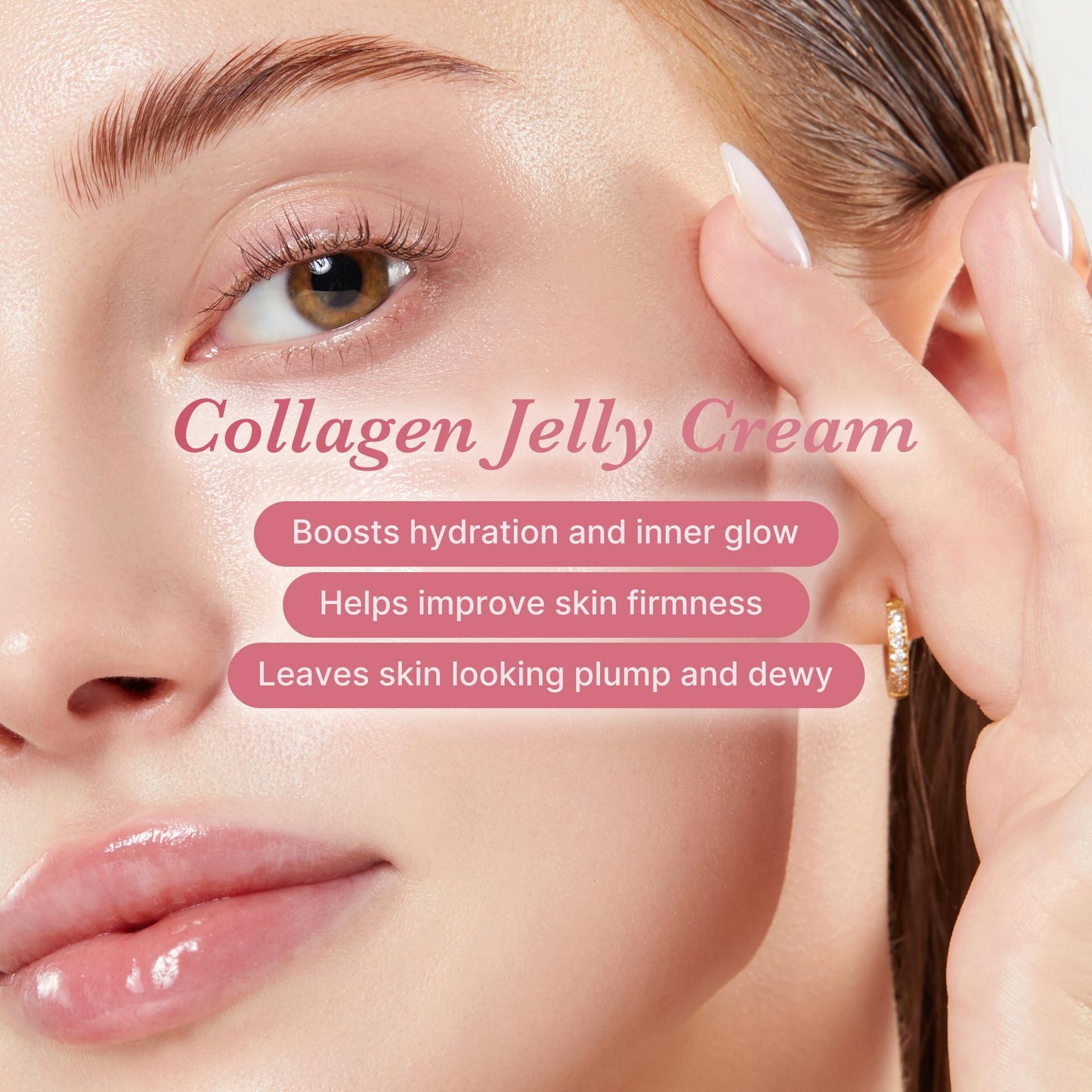 Collagen Jelly Cream: 24h Glow & Lift - Korean Skincare