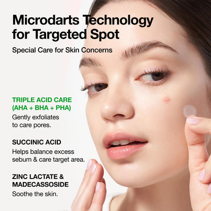 Anua Triple Acid Microdart Patch - 200+ Darts, Korean Skincare