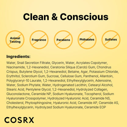 COSRX Snail Mucin Face Masks - Collagen & Glow Essentials