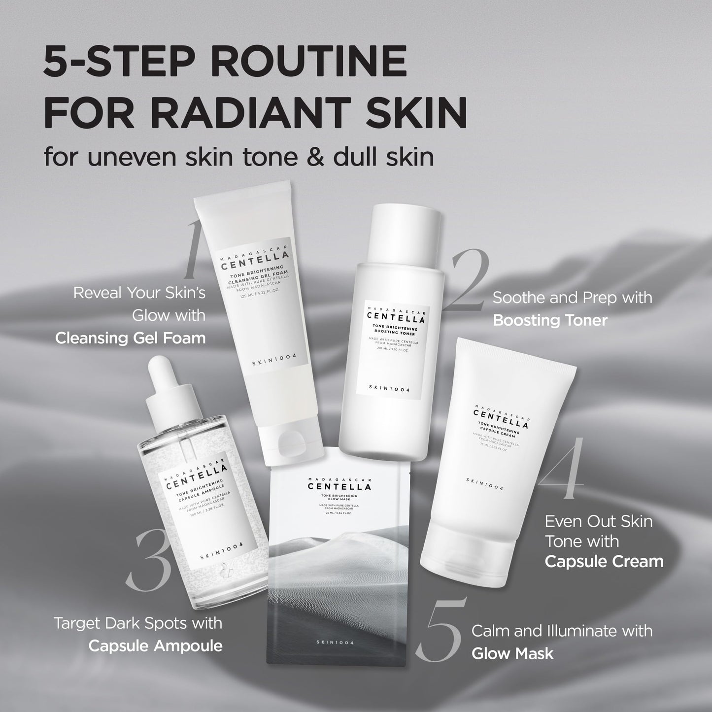 Korean Face Toner for Dark Spots - SKIN1004 Centella 210ml